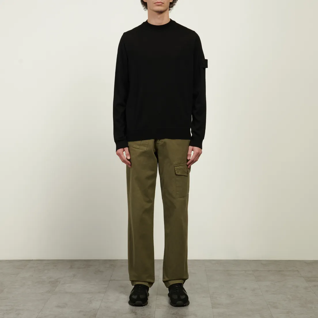 Stone Island Мужской свитер Pure Light RWS Wool Ghost Pieces