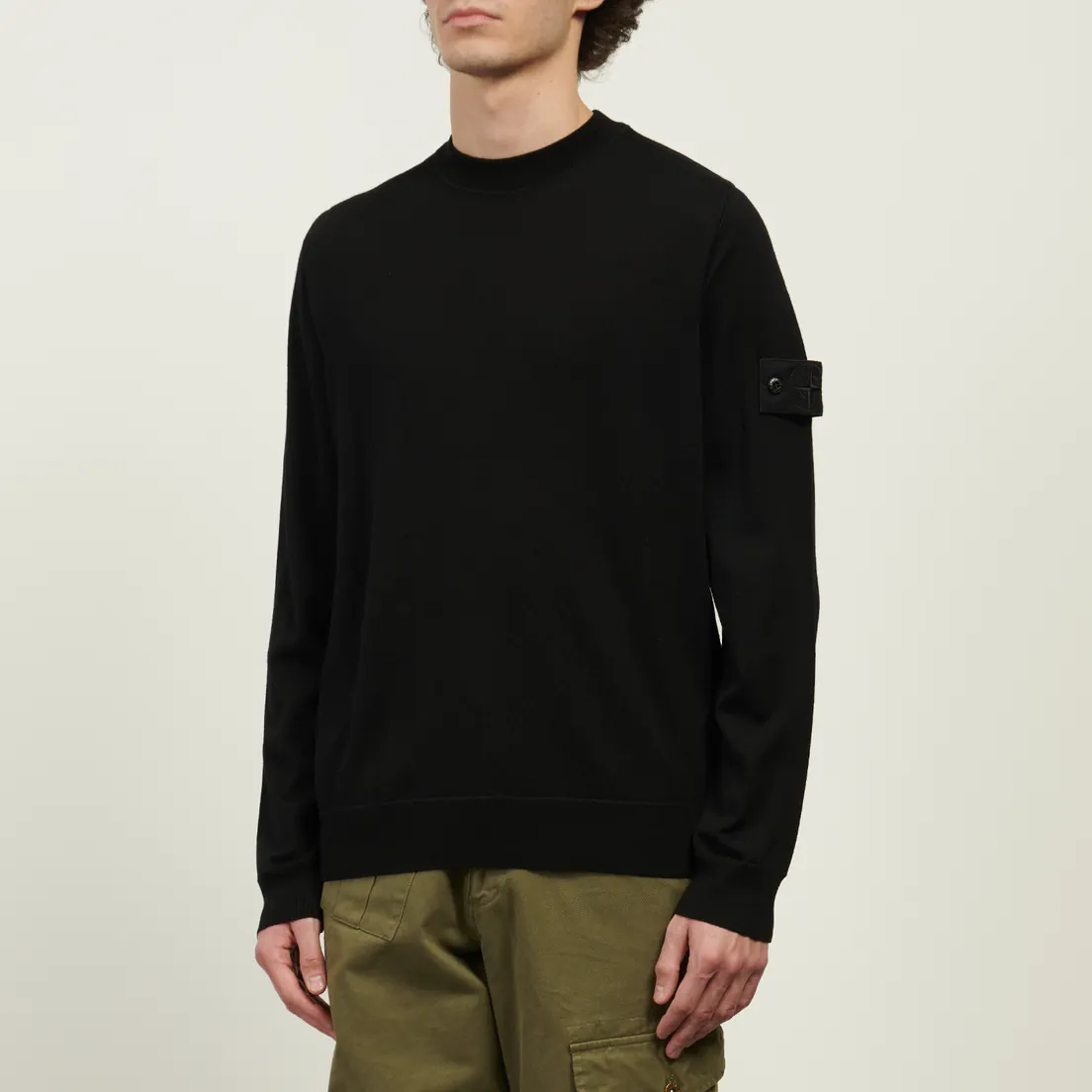 Stone Island Мужской свитер Pure Light RWS Wool Ghost Pieces