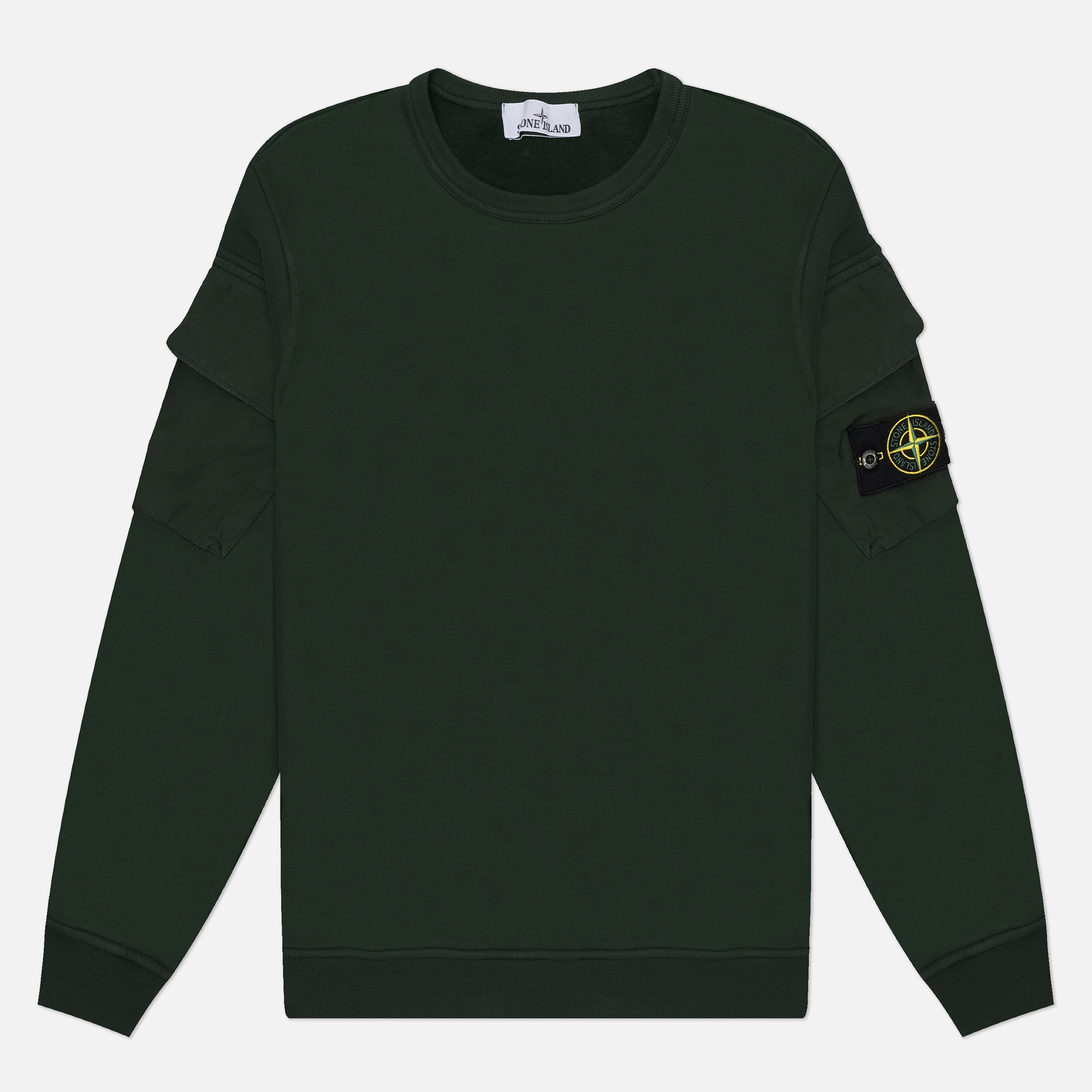 Мужская толстовка Stone Island Brushed Organic Cotton Fleece