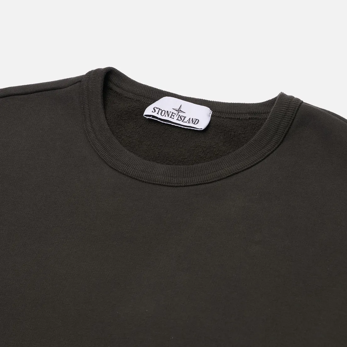 Stone Island Мужская толстовка Brushed Organic Cotton Fleece Pocket Sleeve Regular