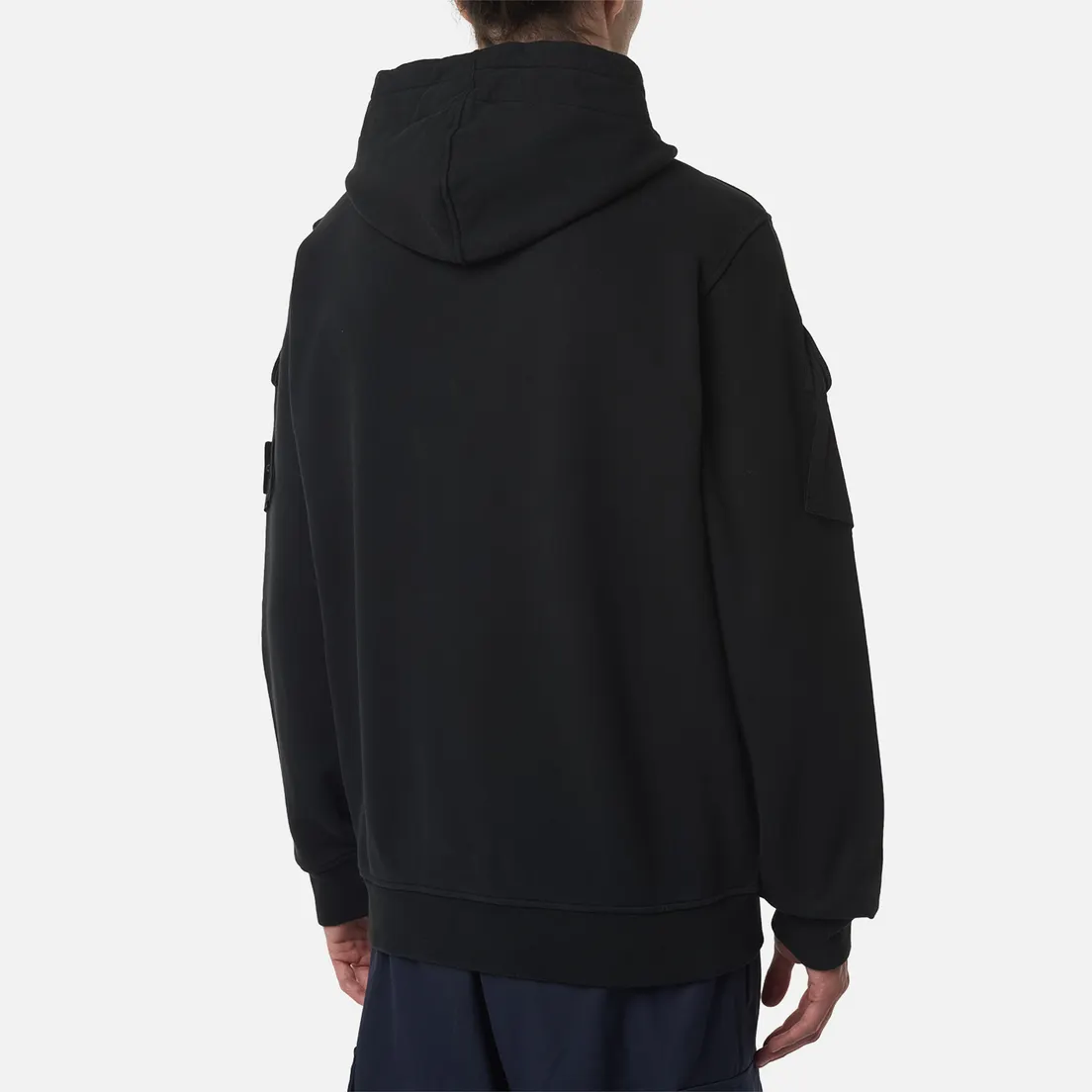 Stone Island Мужская толстовка Brushed Organic Cotton Fleece Regular Zip-Up Hoodie
