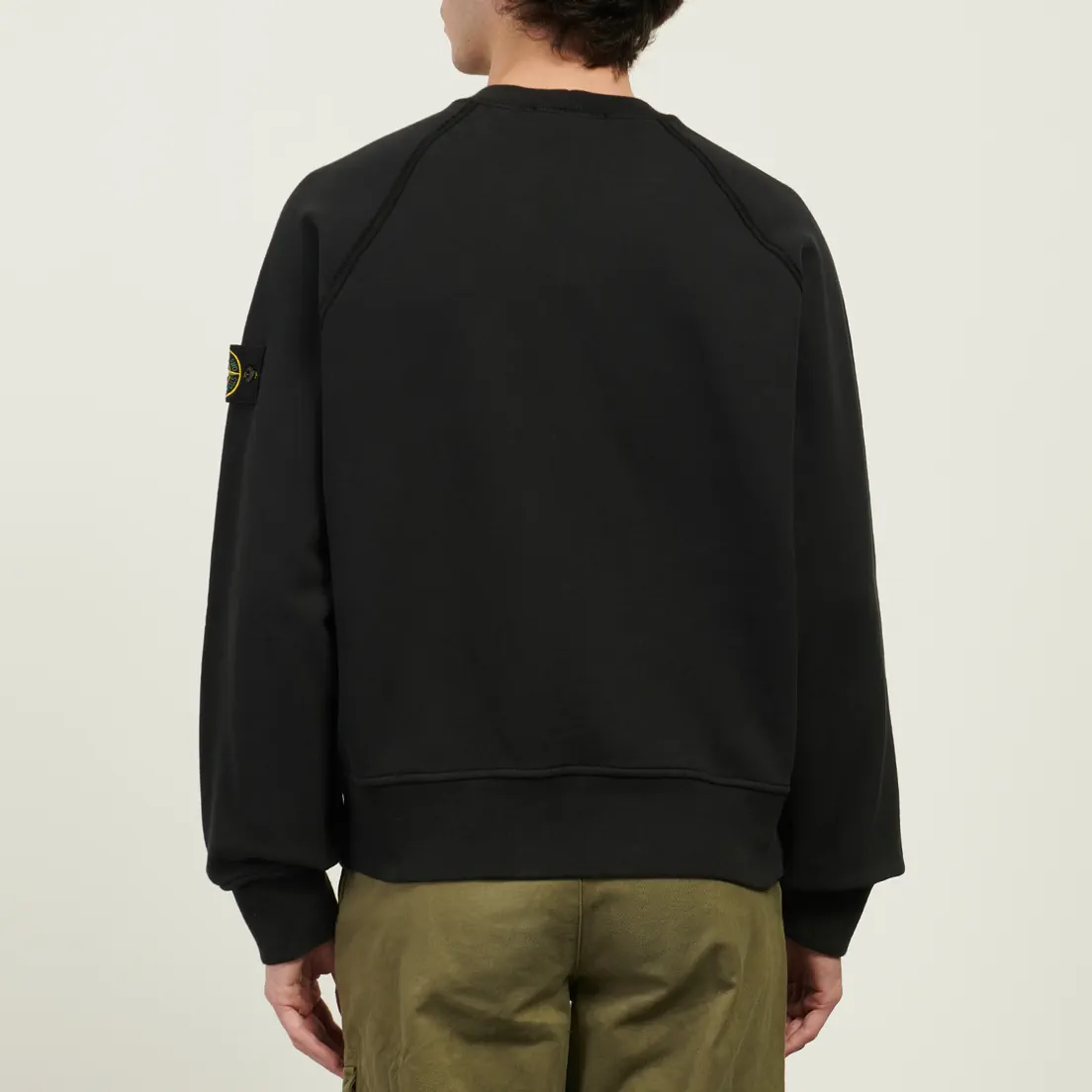 Stone Island Мужская толстовка Brushed Organic Cotton Fleece Oversized