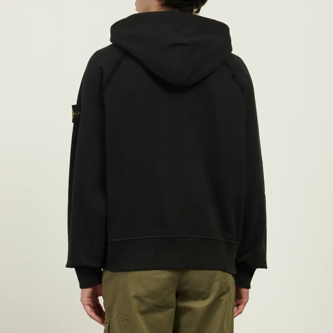 Stone Island Мужская толстовка Brushed Organic Cotton Fleece Oversized Hoodie