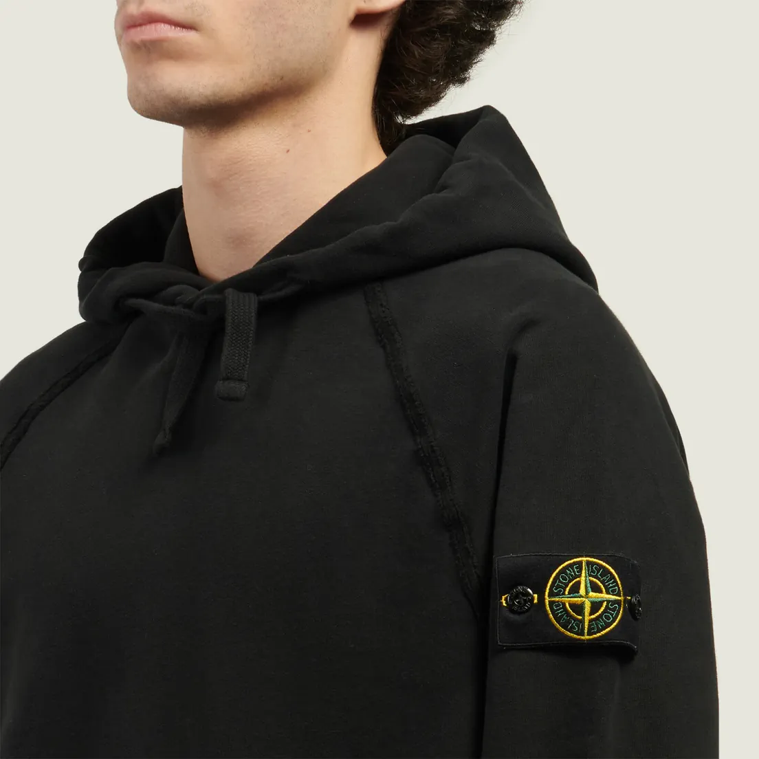 Stone Island Мужская толстовка Brushed Organic Cotton Fleece Oversized Hoodie