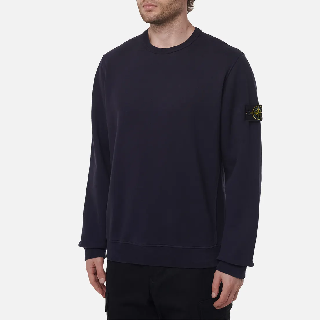 Stone Island Мужская толстовка Brushed Organic Cotton Fleece Regular