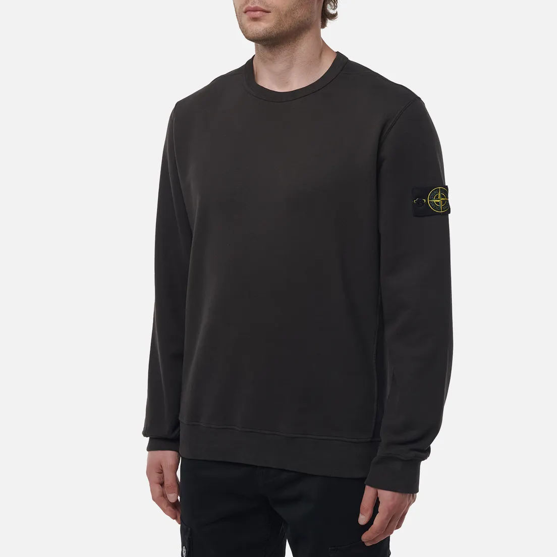 Stone Island Мужская толстовка Brushed Organic Cotton Fleece Regular