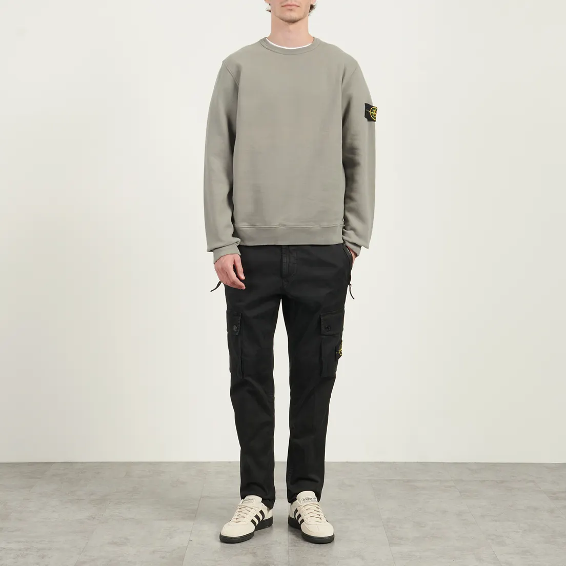 Stone Island Мужская толстовка Brushed Organic Cotton Fleece Regular