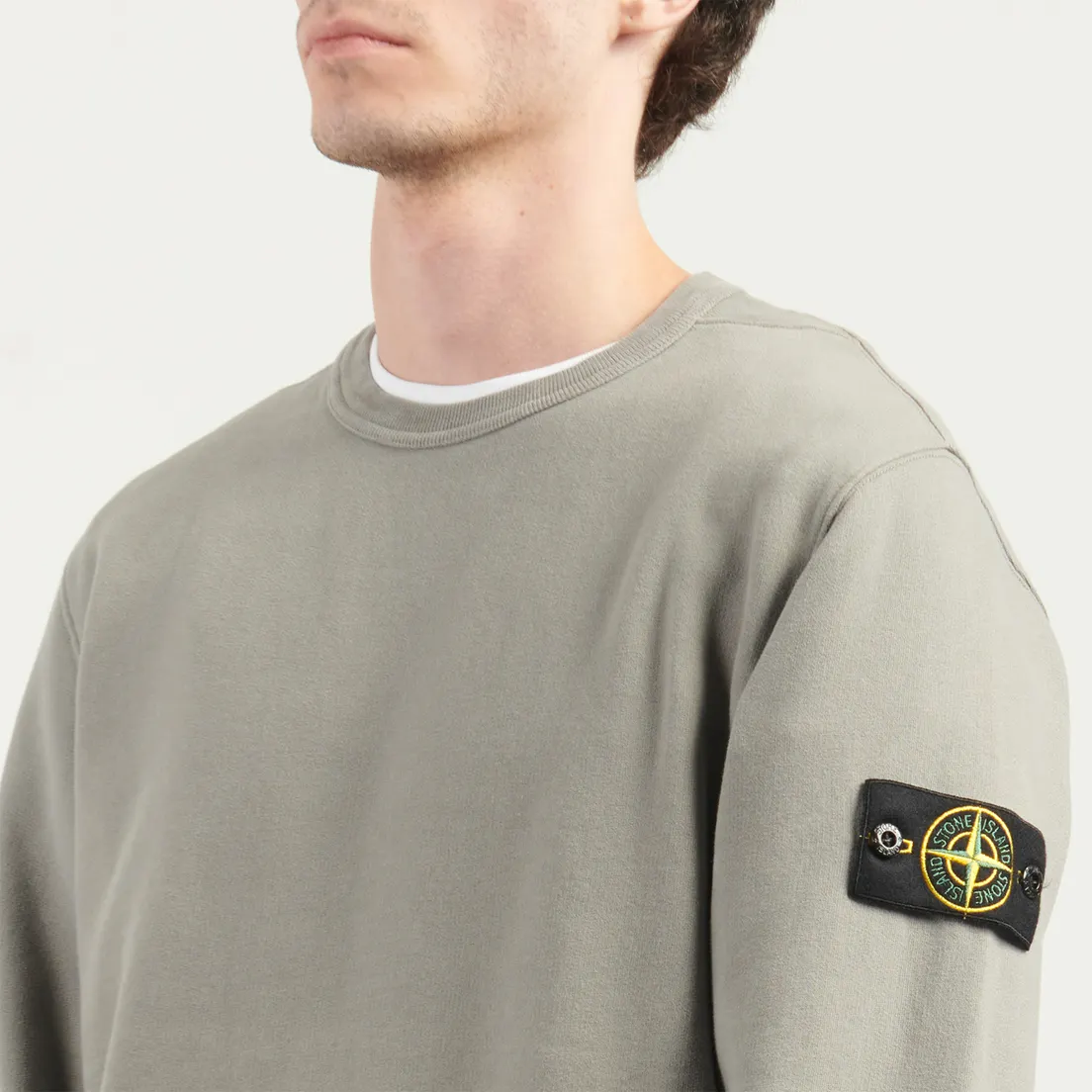 Stone Island Мужская толстовка Brushed Organic Cotton Fleece Regular