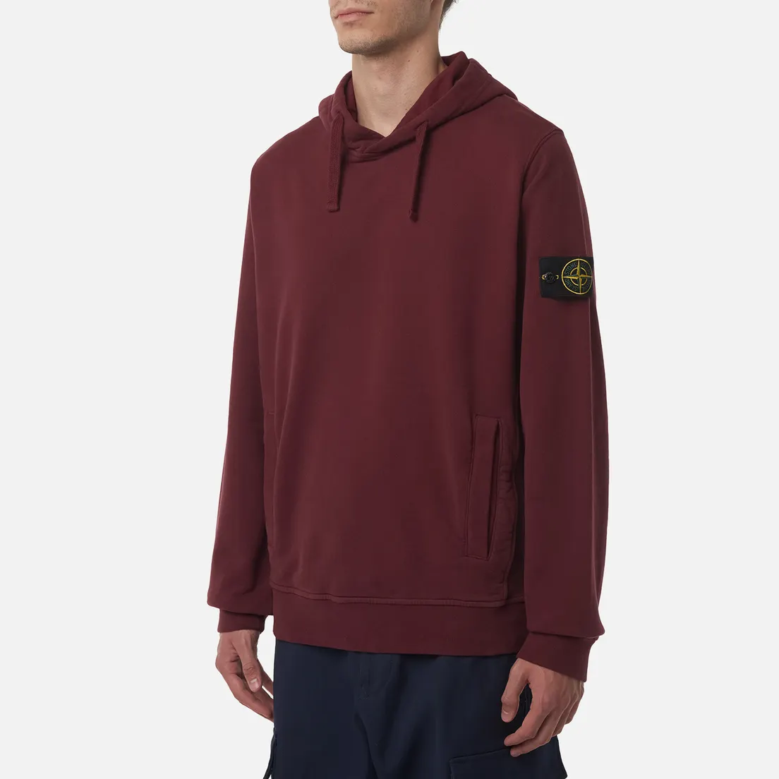 Stone Island Мужская толстовка Brushed Organic Cotton Fleece Regular Hoodie