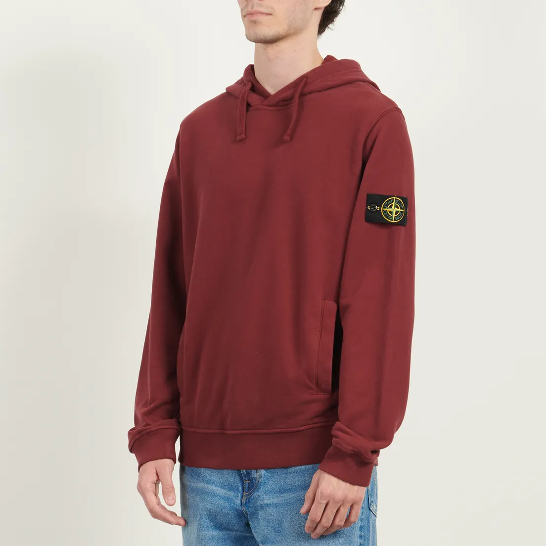 Stone Island Мужская толстовка Brushed Organic Cotton Fleece Regular Hoodie