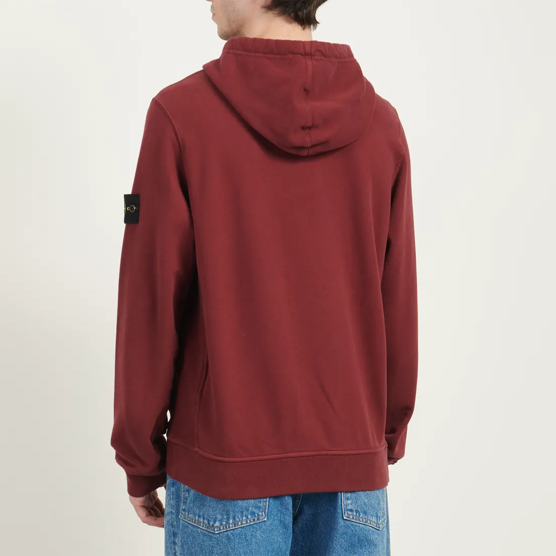 Stone Island Мужская толстовка Brushed Organic Cotton Fleece Regular Hoodie