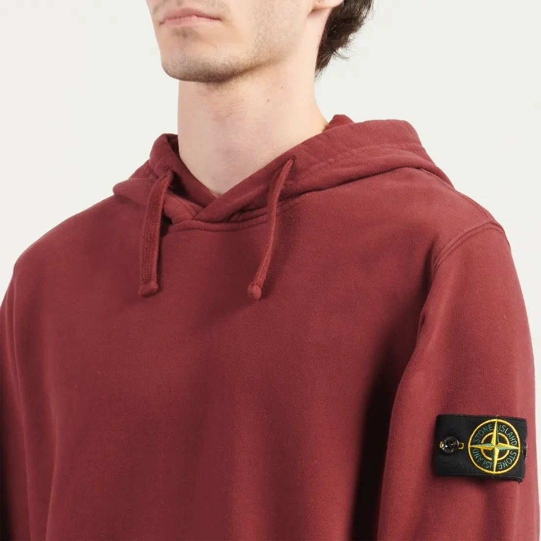 Stone Island Мужская толстовка Brushed Organic Cotton Fleece Regular Hoodie