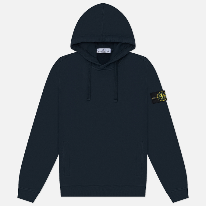 Мужская толстовка Stone Island Brushed Organic Cotton Fleece Regular Hoodie