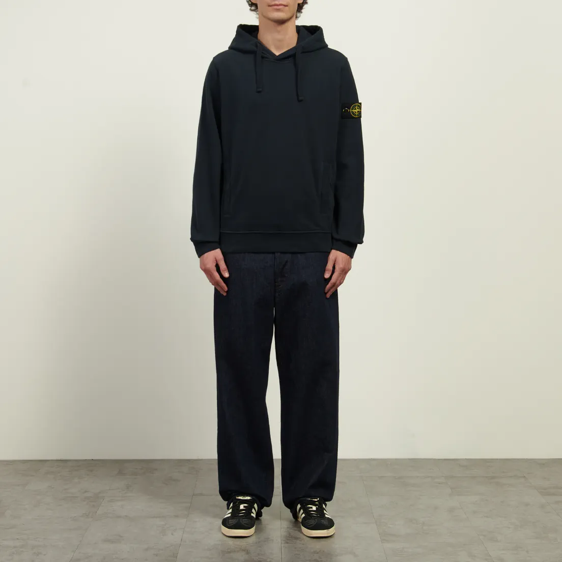 Stone Island Мужская толстовка Brushed Organic Cotton Fleece Regular Hoodie
