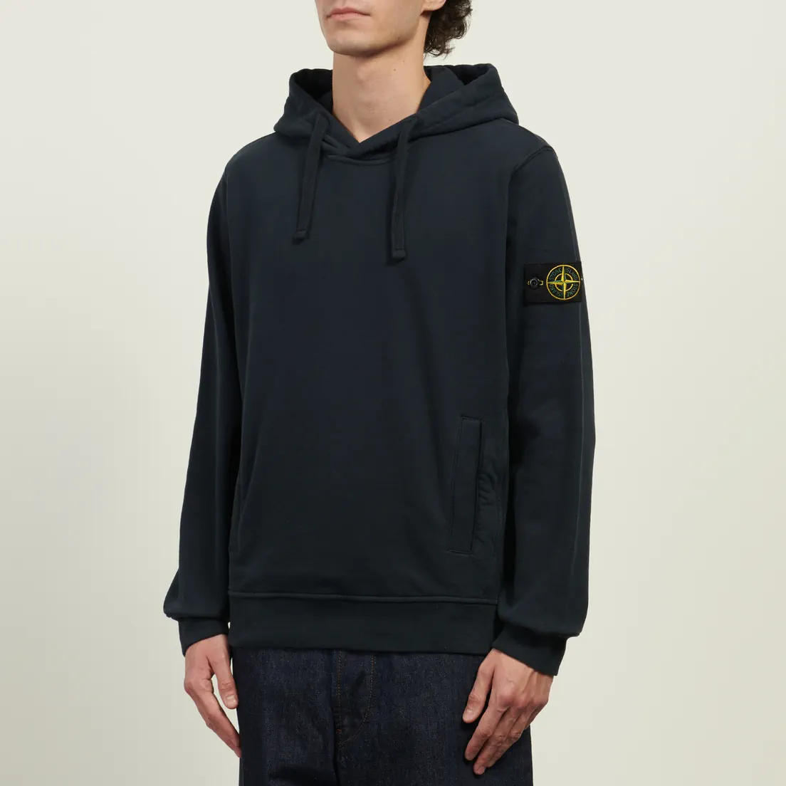 Stone Island Мужская толстовка Brushed Organic Cotton Fleece Regular Hoodie