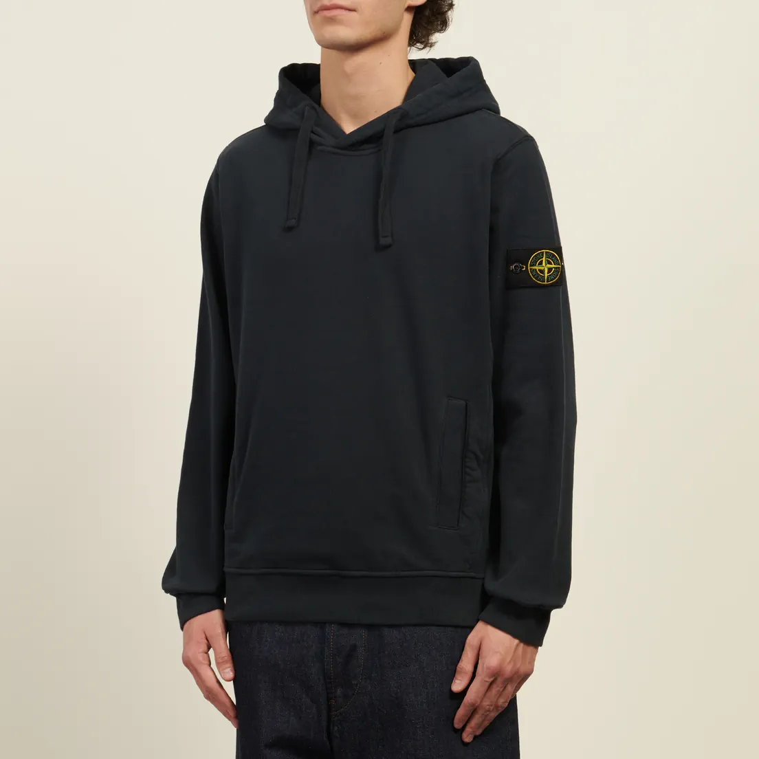 Stone Island Мужская толстовка Brushed Organic Cotton Fleece Regular Hoodie