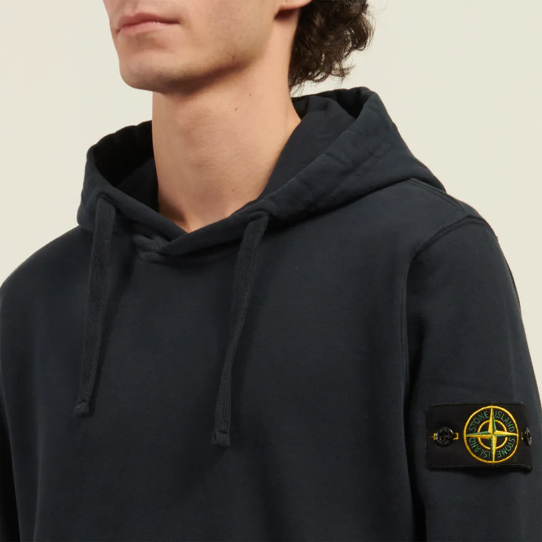 Stone Island Мужская толстовка Brushed Organic Cotton Fleece Regular Hoodie