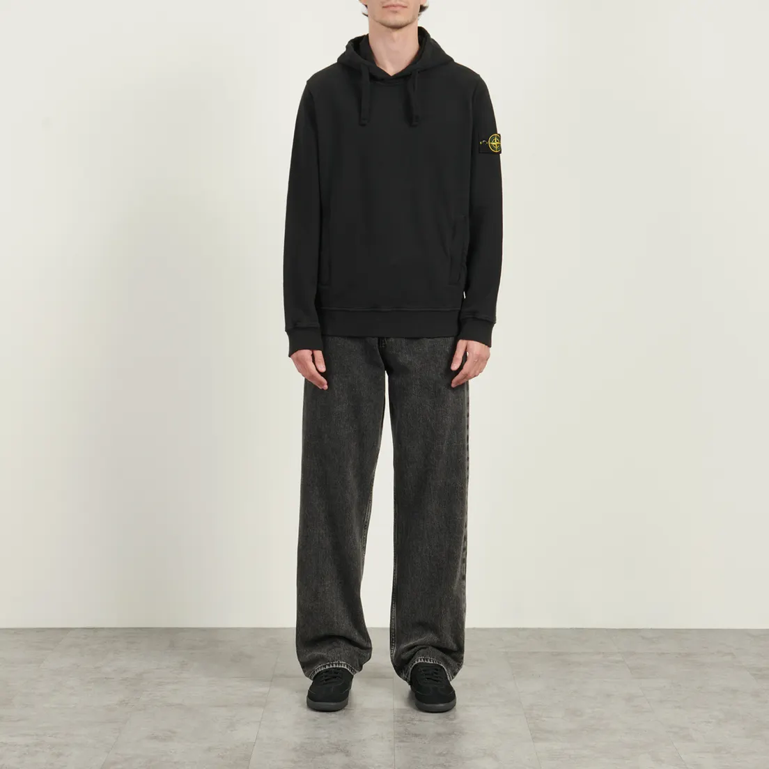 Stone Island Мужская толстовка Brushed Organic Cotton Fleece Regular Hoodie