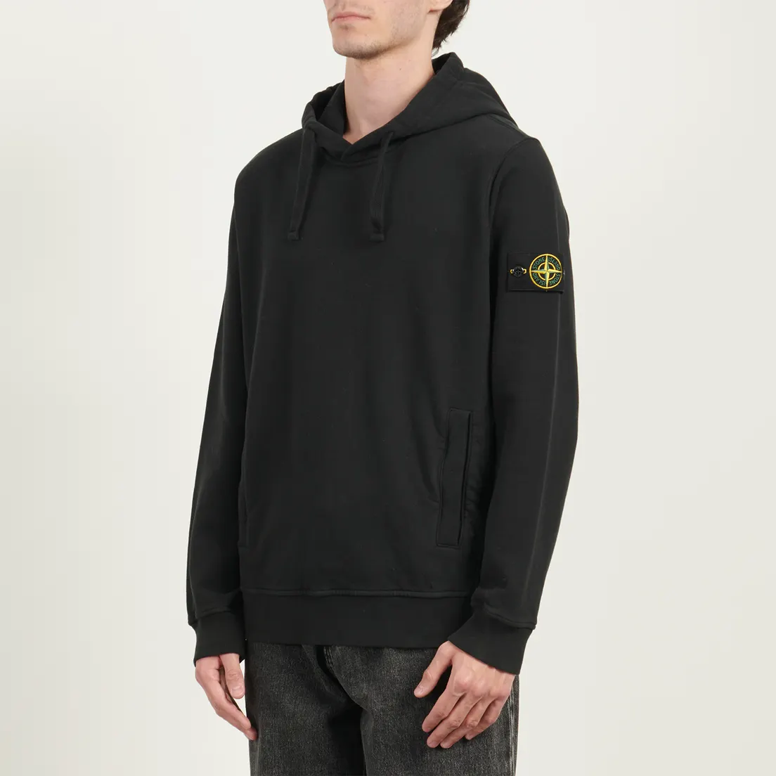 Stone Island Мужская толстовка Brushed Organic Cotton Fleece Regular Hoodie