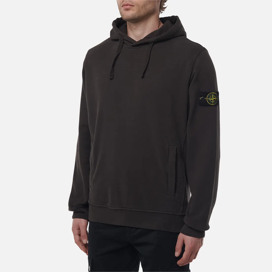 Stone Island Мужская толстовка Brushed Organic Cotton Fleece Regular Hoodie
