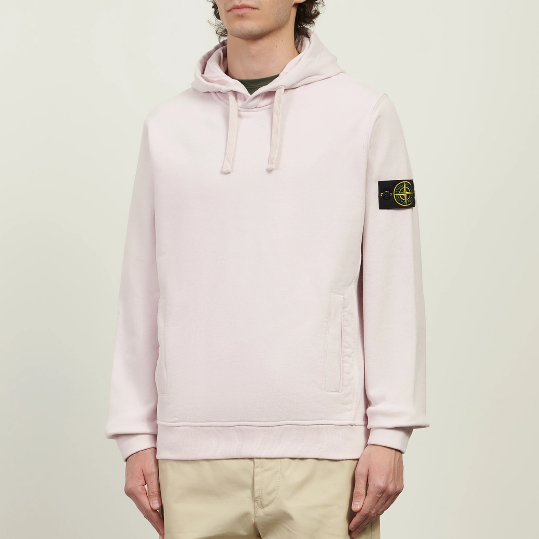 Stone Island Мужская толстовка Brushed Organic Cotton Fleece Regular Hoodie