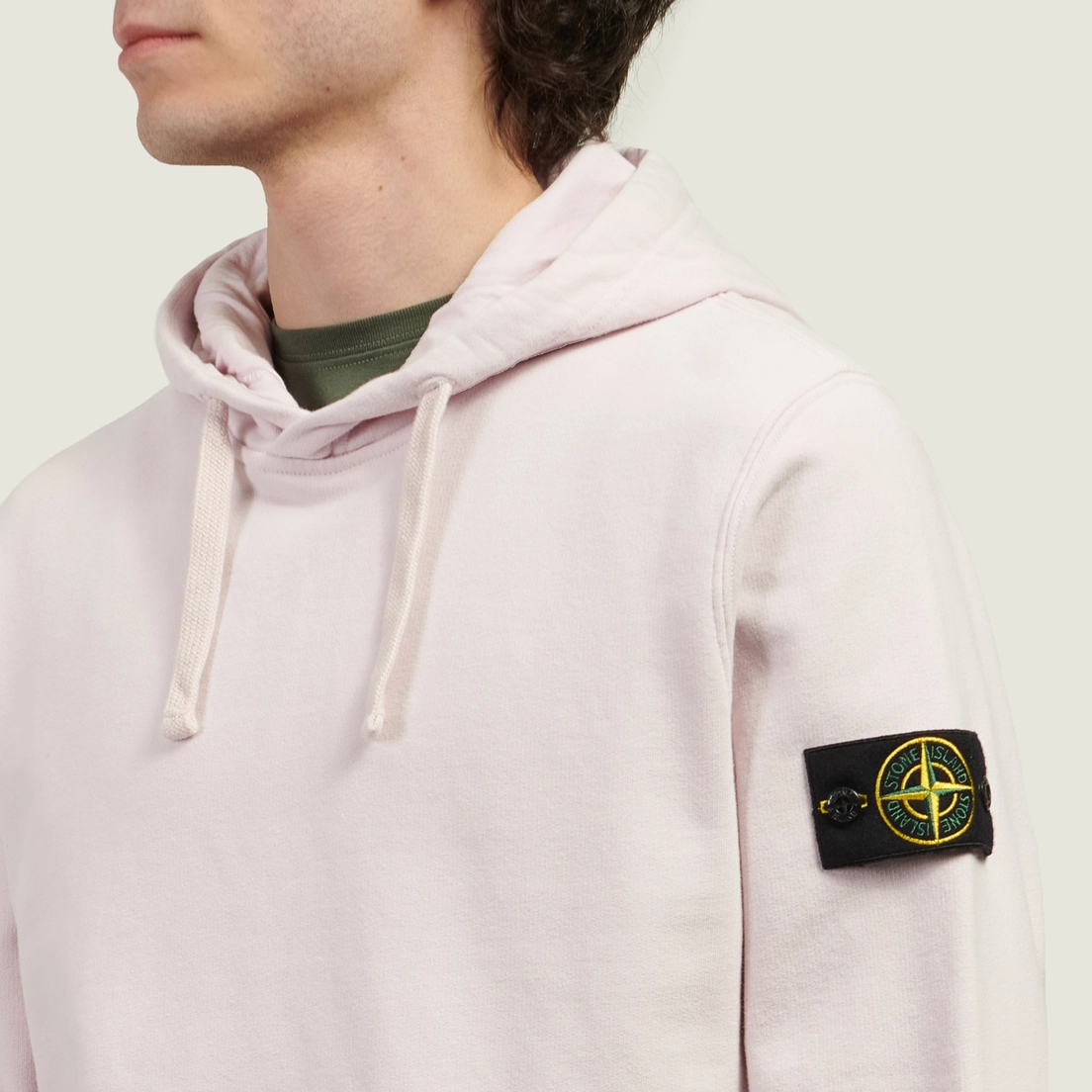 Stone Island Мужская толстовка Brushed Organic Cotton Fleece Regular Hoodie