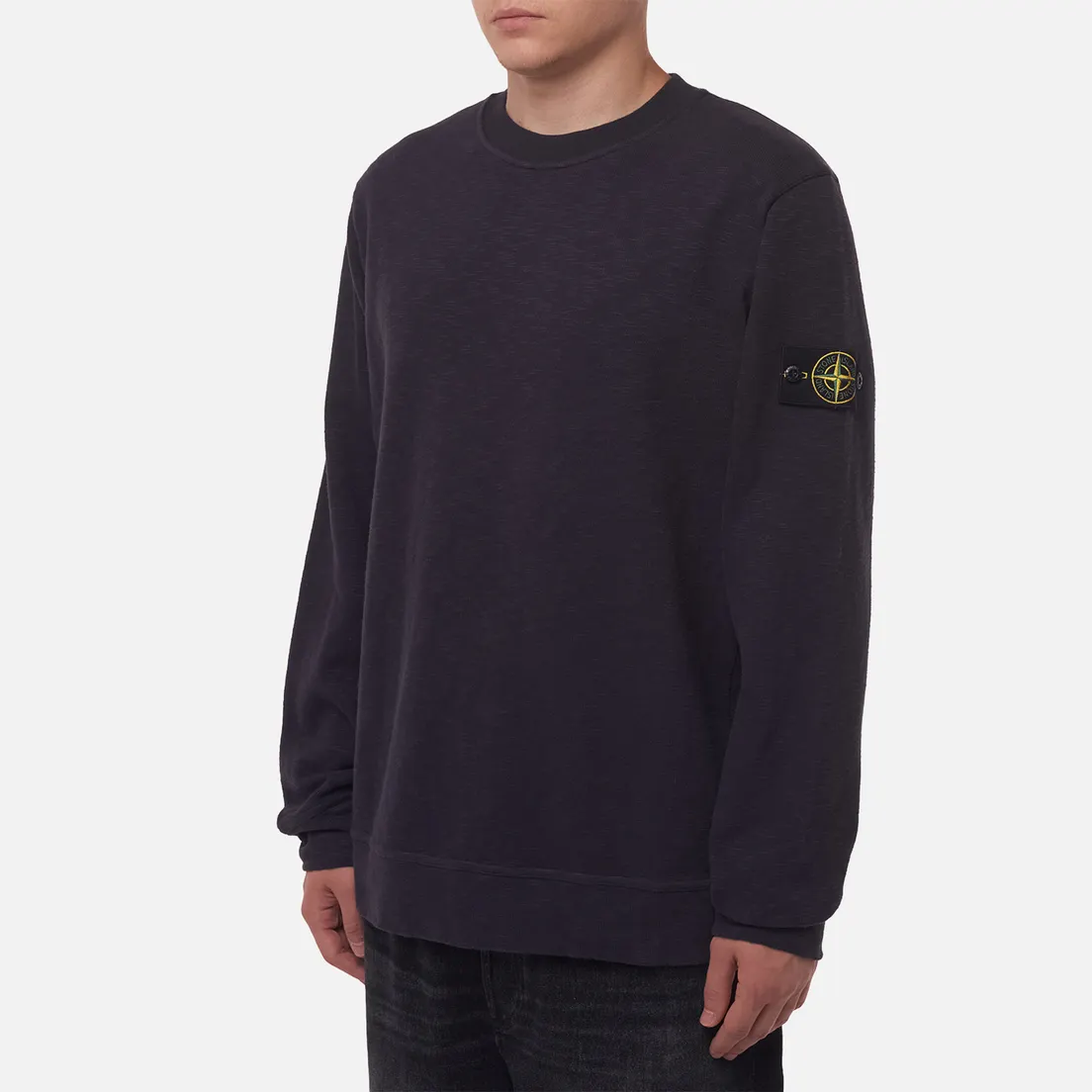 Stone Island Мужская толстовка Vanise Brushed Heavy Cotton Crew Neck