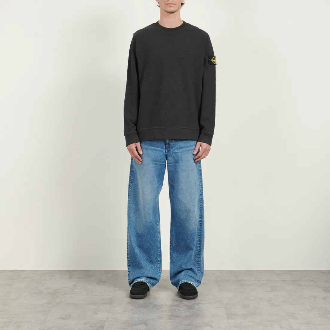 Stone Island Мужская толстовка Vanise Brushed Heavy Cotton Crew Neck