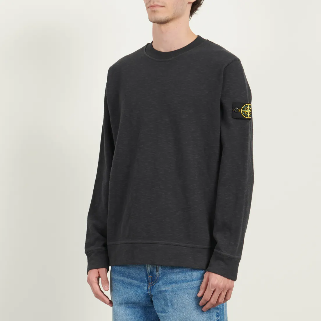 Stone Island Мужская толстовка Vanise Brushed Heavy Cotton Crew Neck