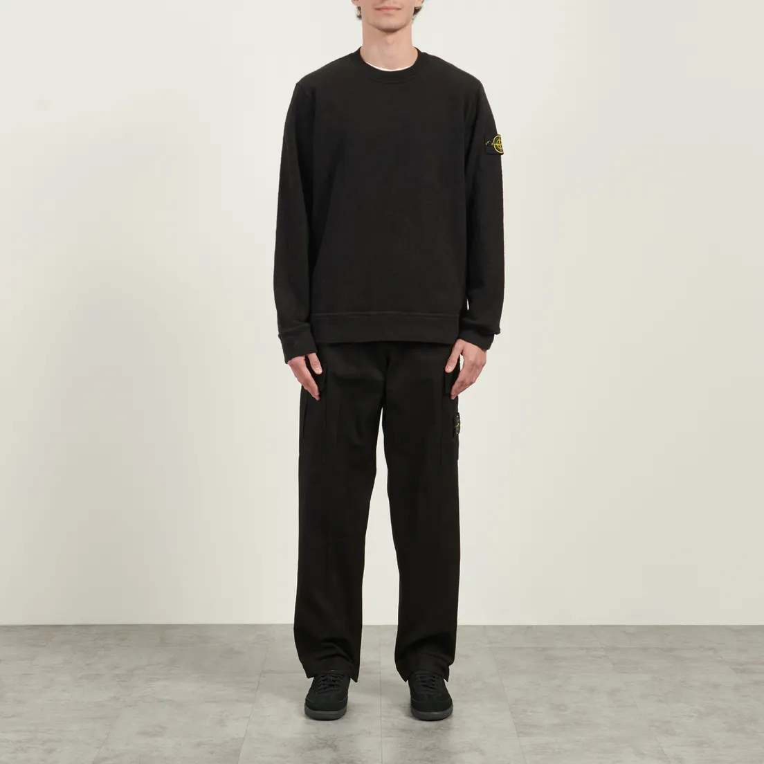 Stone Island Мужская толстовка Vanise Brushed Heavy Cotton Crew Neck