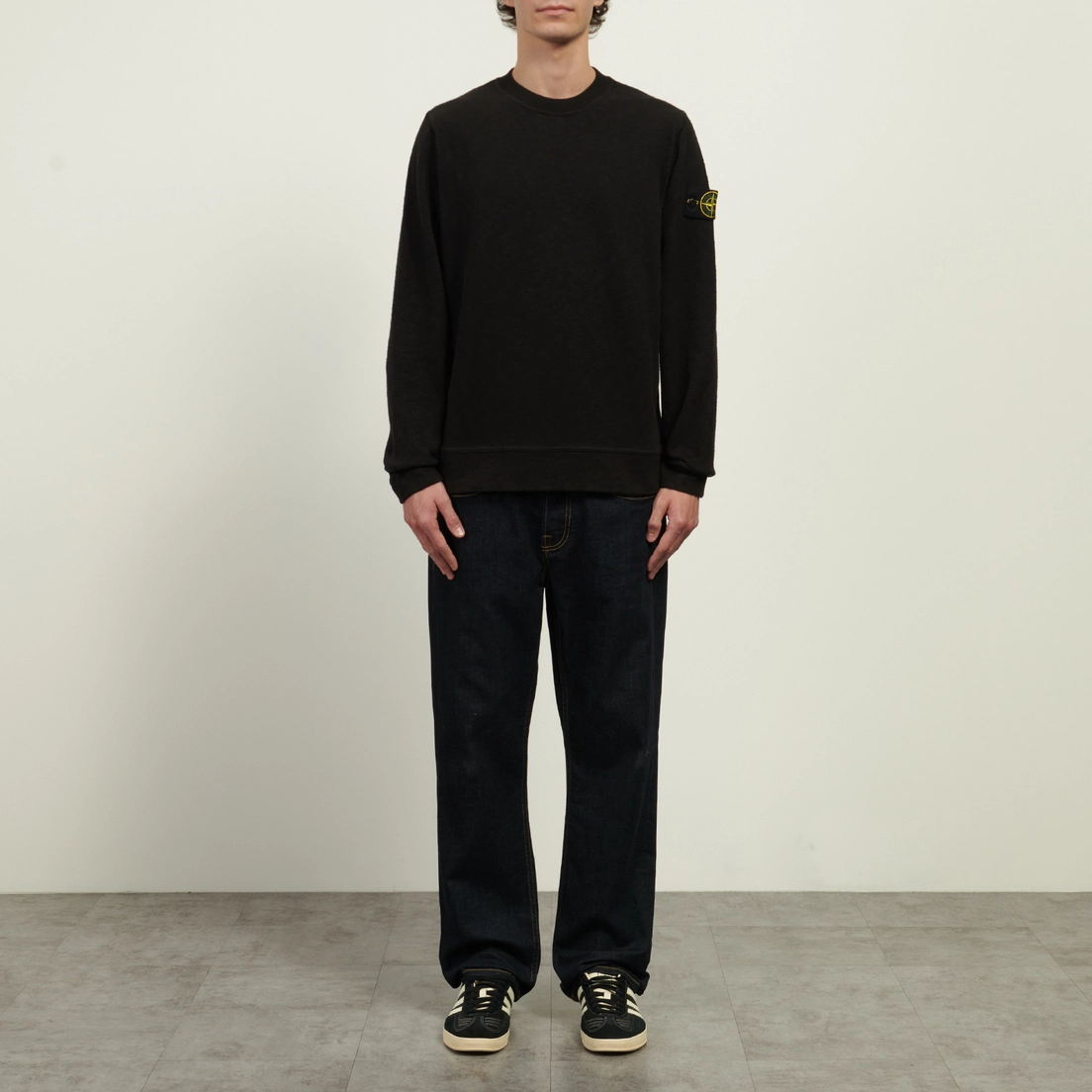 Stone Island Мужская толстовка Vanise Brushed Heavy Cotton Crew Neck