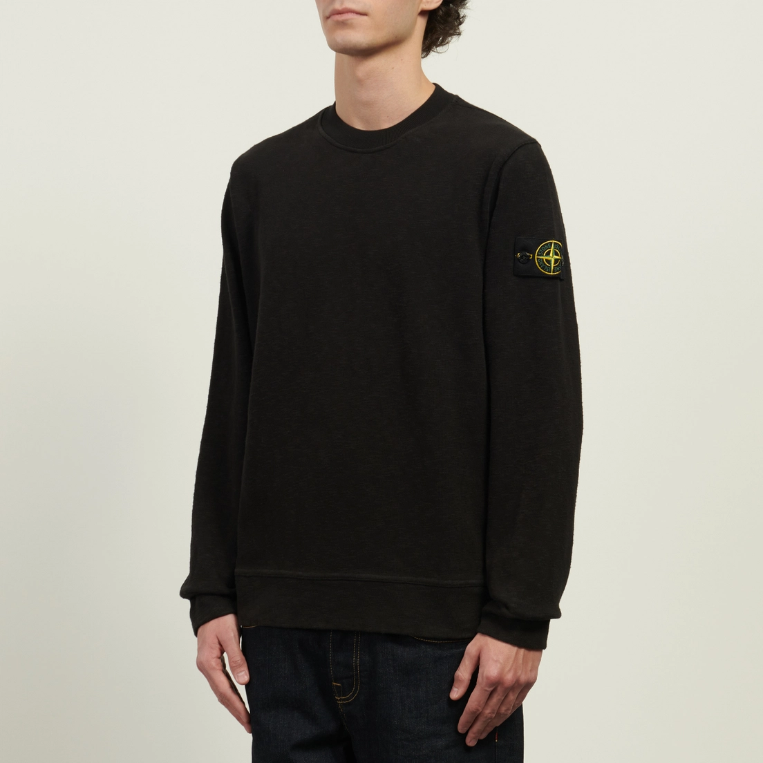 Stone Island Мужская толстовка Vanise Brushed Heavy Cotton Crew Neck
