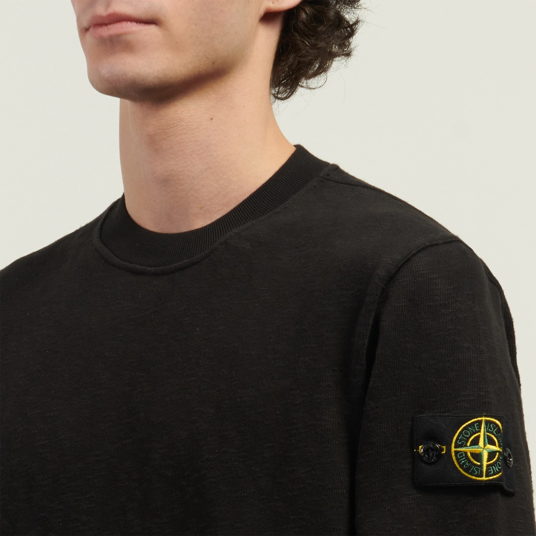 Stone Island Мужская толстовка Vanise Brushed Heavy Cotton Crew Neck
