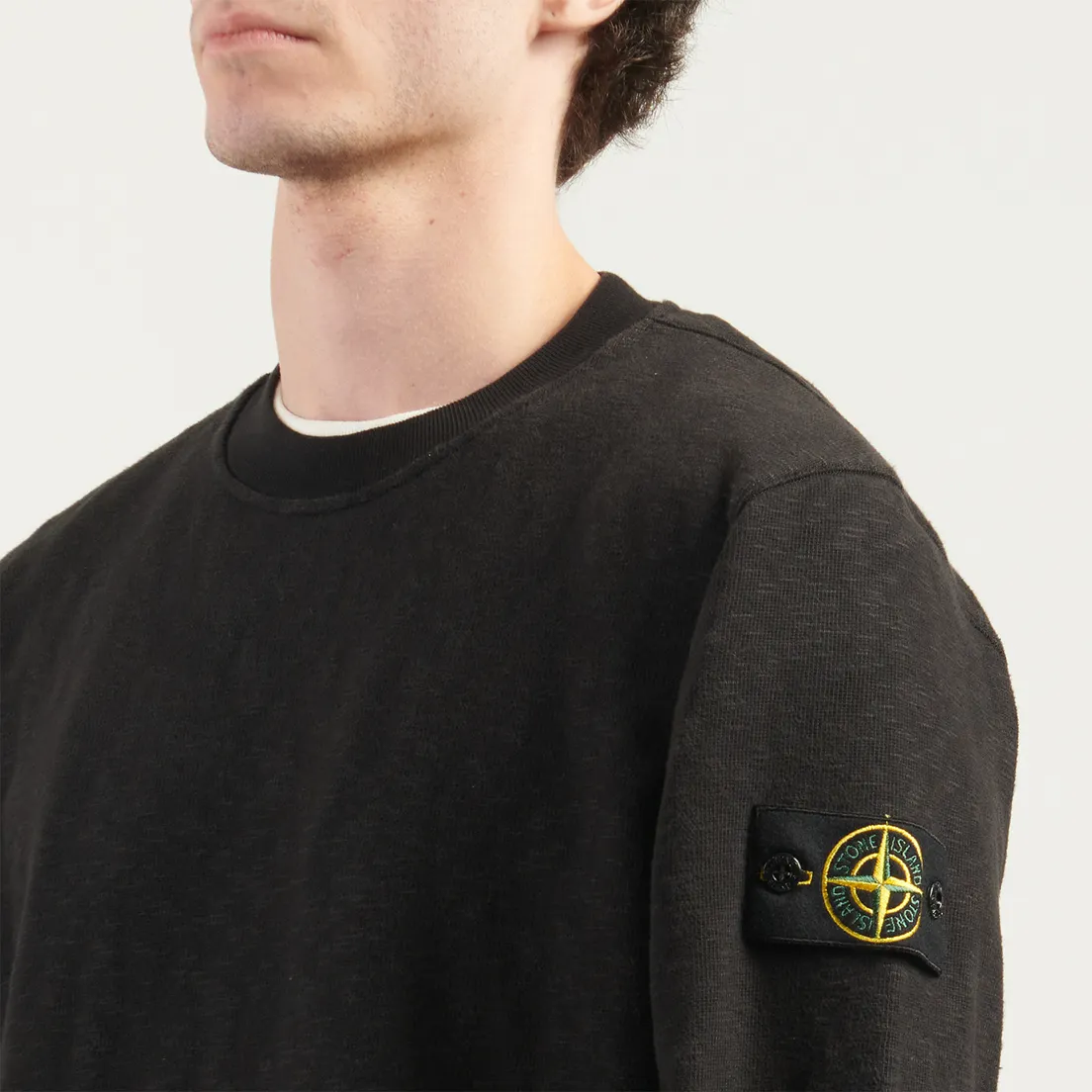 Stone Island Мужская толстовка Vanise Brushed Heavy Cotton Crew Neck
