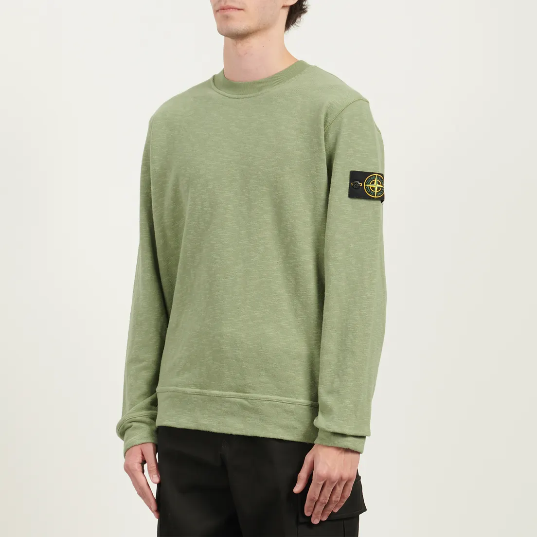 Stone Island Мужская толстовка Vanise Brushed Heavy Cotton Crew Neck