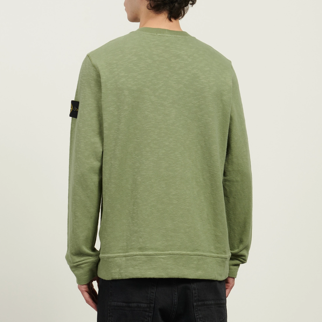 Stone Island Мужская толстовка Vanise Brushed Heavy Cotton Crew Neck