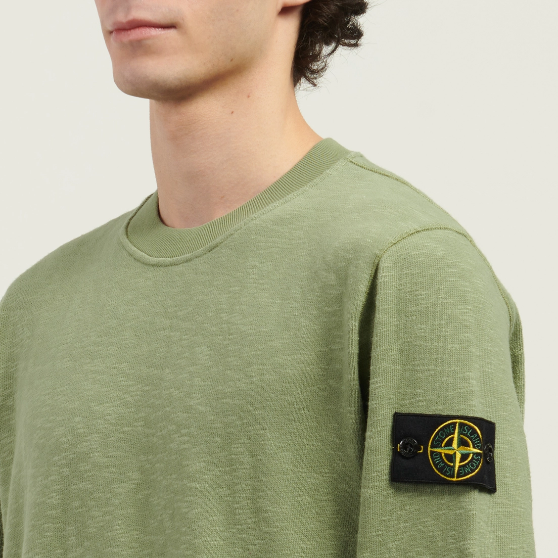 Stone Island Мужская толстовка Vanise Brushed Heavy Cotton Crew Neck