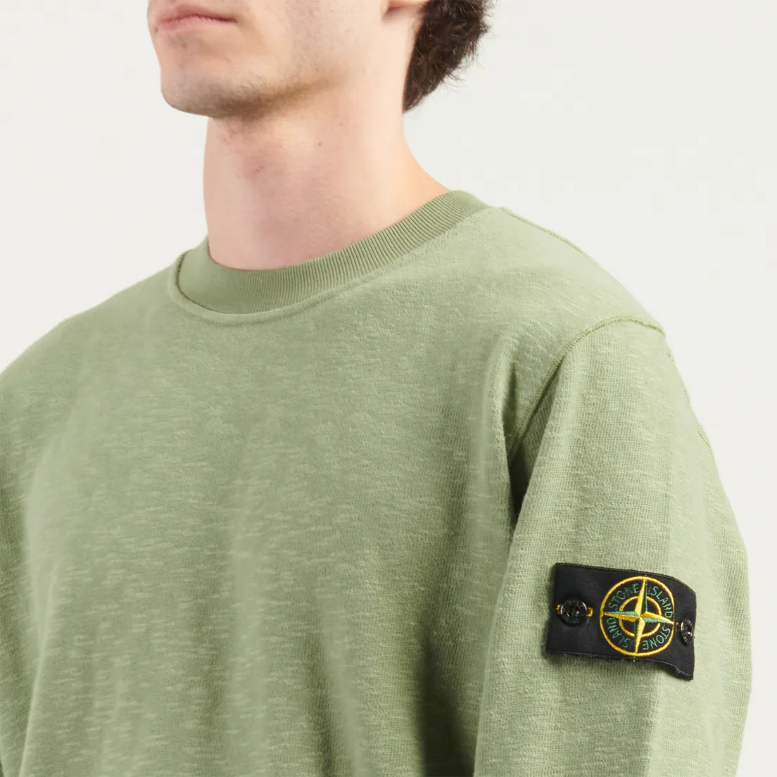 Stone Island Мужская толстовка Vanise Brushed Heavy Cotton Crew Neck