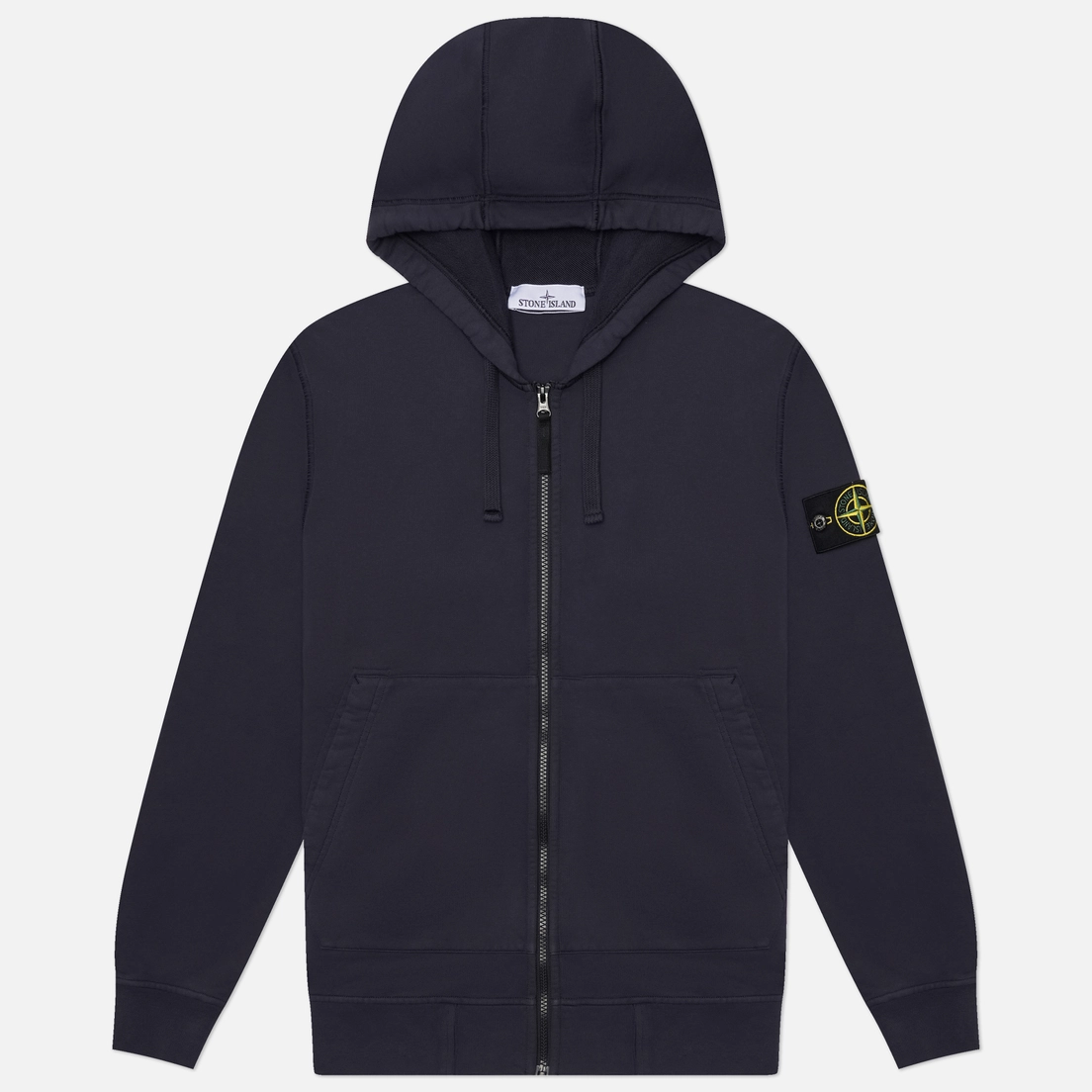 Stone Island Мужская толстовка Organic Cotton Fleece Regular Zip-Up Hoodie