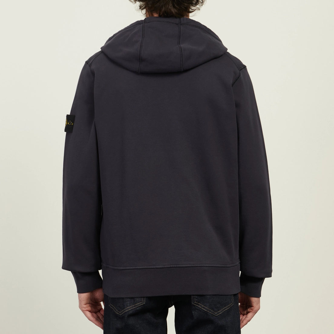 Stone Island Мужская толстовка Organic Cotton Fleece Regular Zip-Up Hoodie