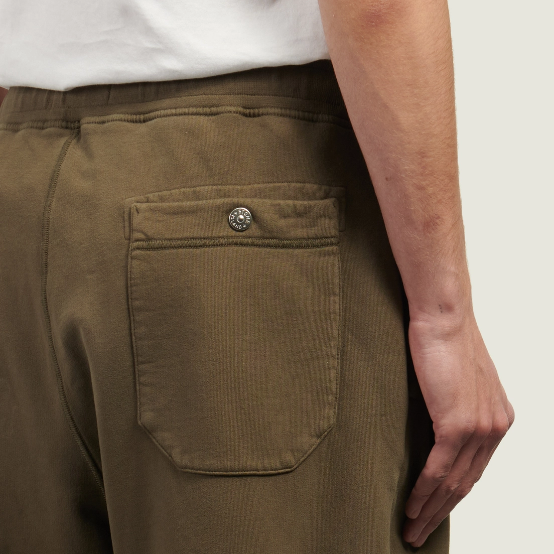 Stone Island Мужские брюки Brushed Organic Cotton Fleece Loose Joggers