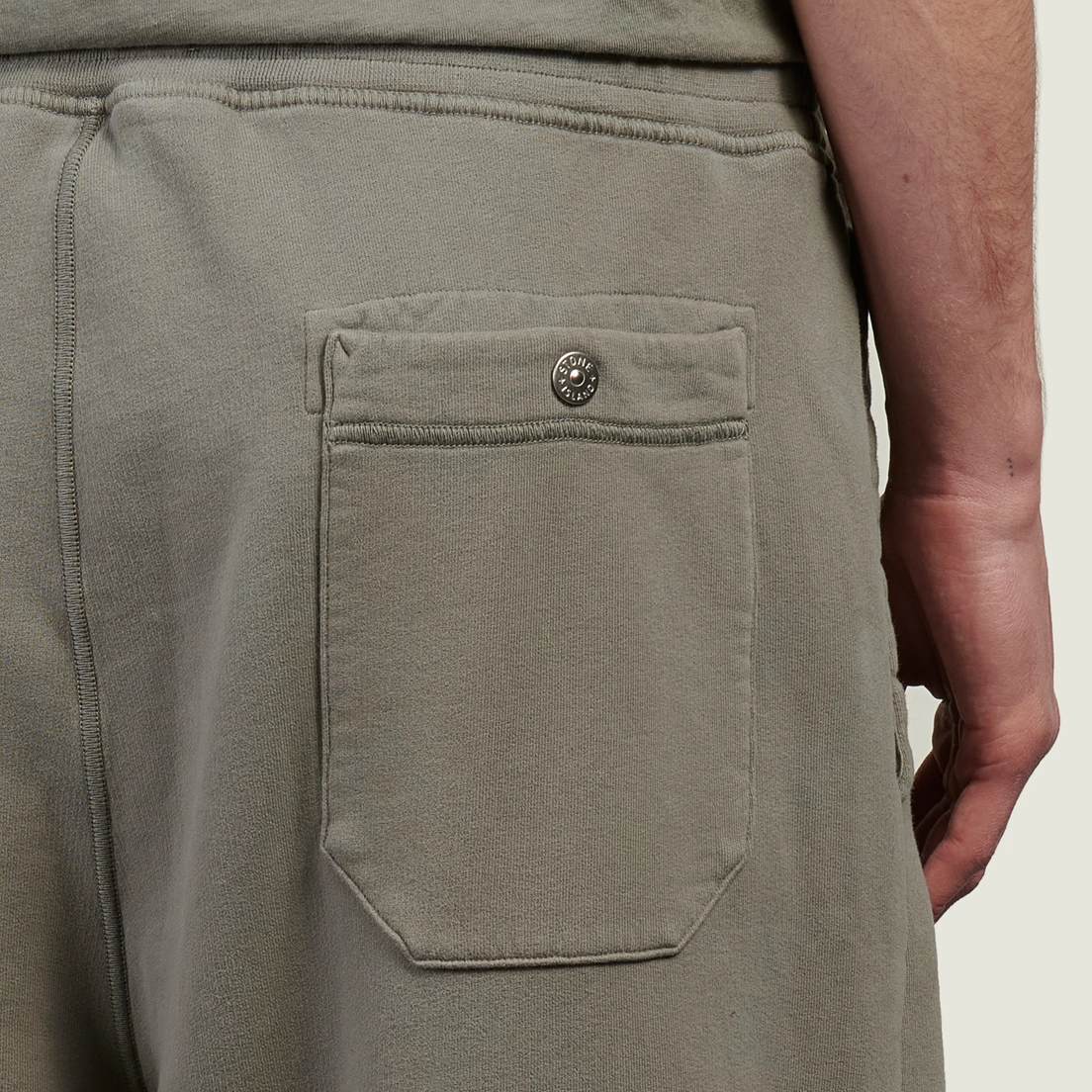 Stone Island Мужские брюки Brushed Organic Cotton Fleece Loose Joggers