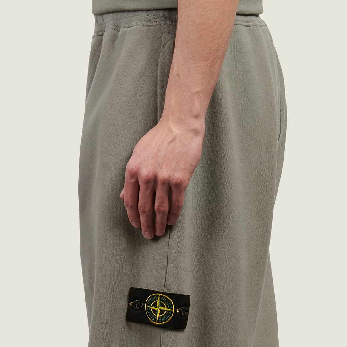 Stone Island Мужские брюки Brushed Organic Cotton Fleece Loose Joggers