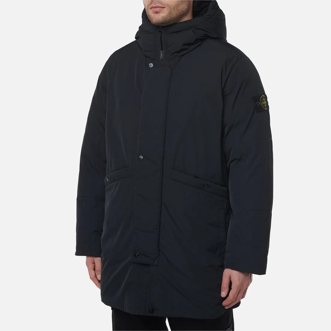 Stone Island Мужская куртка парка Micro Twill