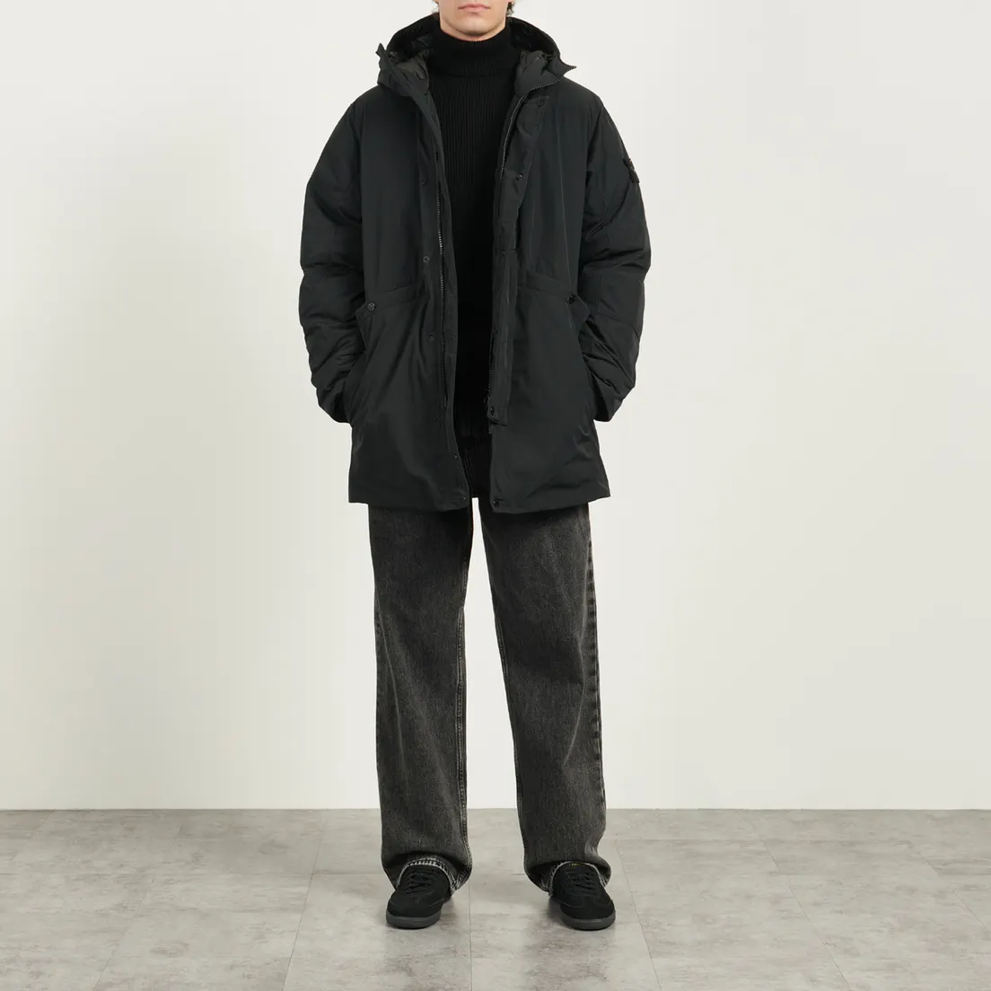 Stone Island Мужская куртка парка Micro Twill