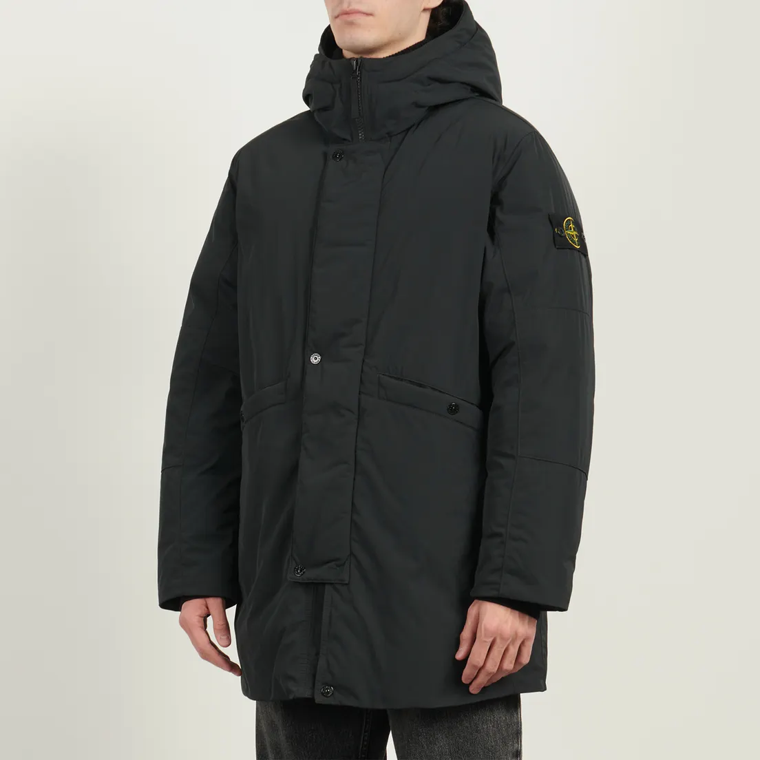 Stone Island Мужская куртка парка Micro Twill