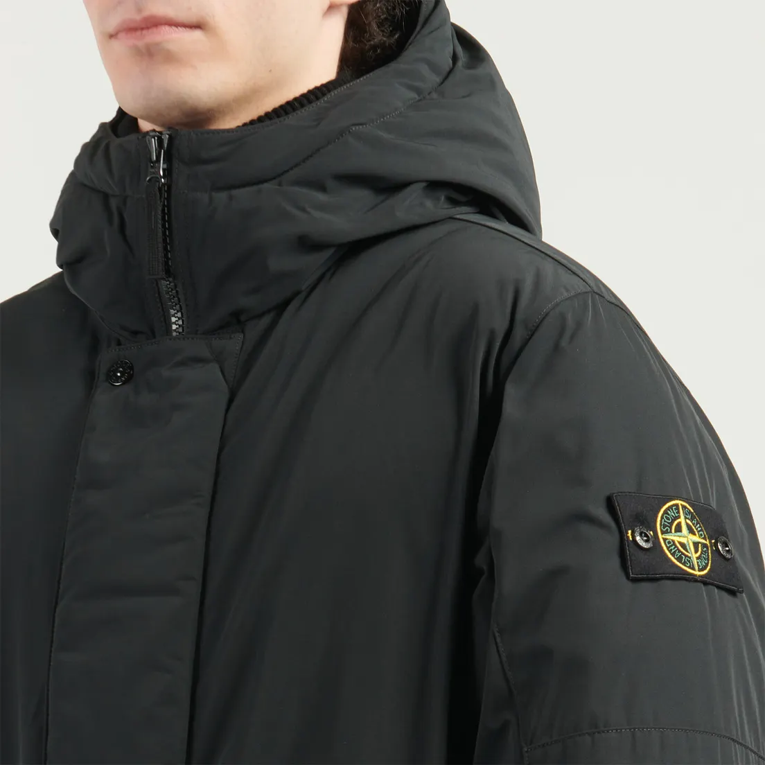 Stone Island Мужская куртка парка Micro Twill