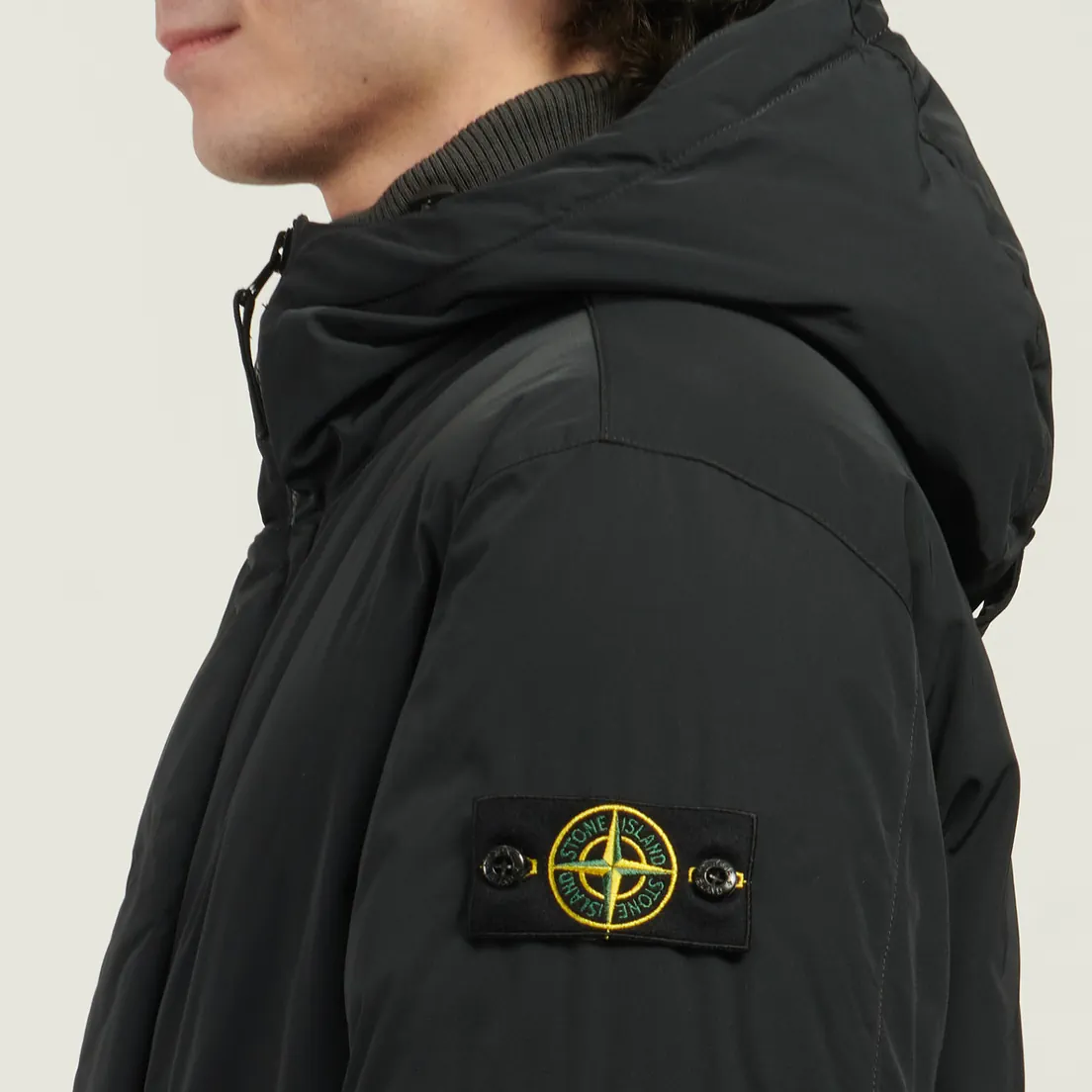 Stone Island Мужская куртка парка Micro Twill