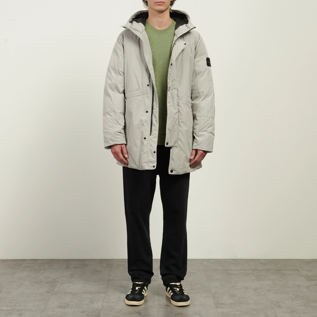 Stone Island Мужская куртка парка Micro Twill