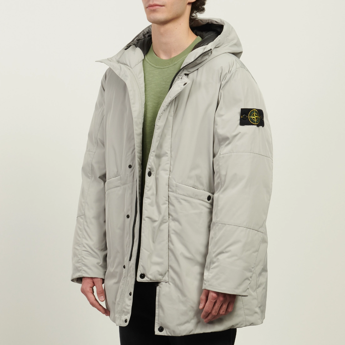 Stone Island Мужская куртка парка Micro Twill
